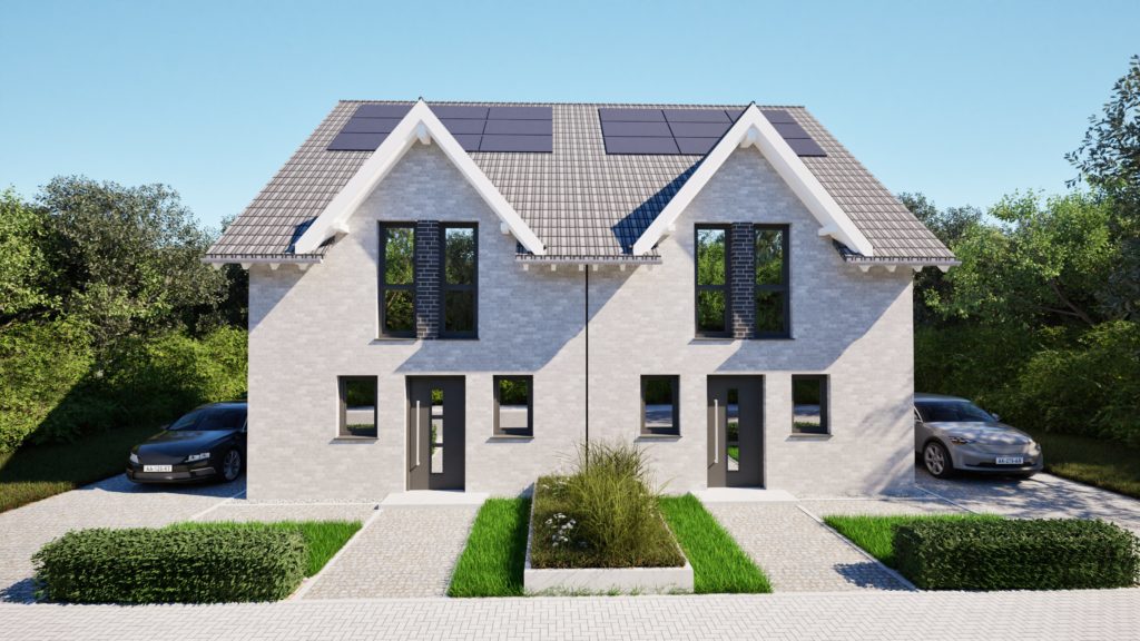 FI109_Straße frontal Klinker